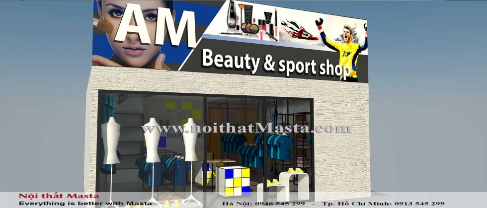 thiet ke shop the thao